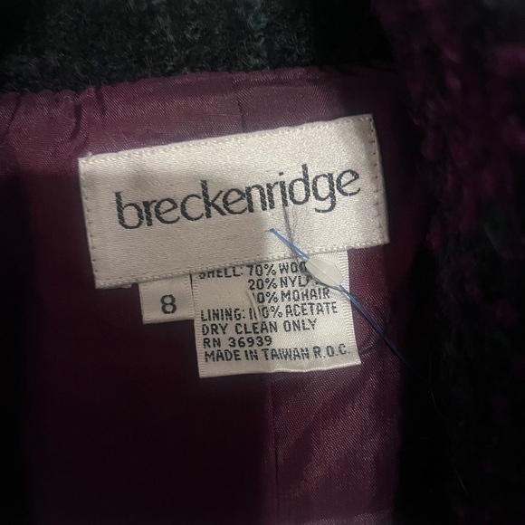 Breckenridge Burgundy Wool Blend Jacket - Picture 6 of 10